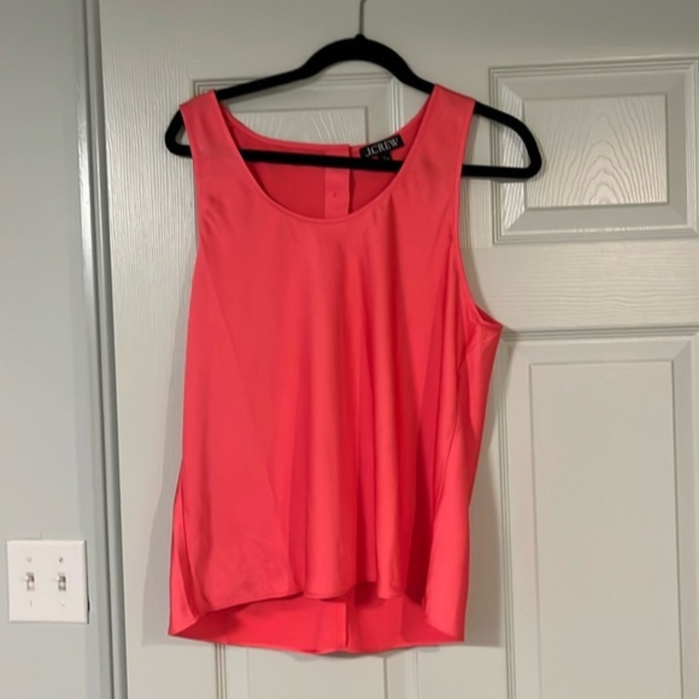 J crew sleeveless blouse